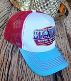 Trucker pet cap nieuw rood lichtblauw en wit, Kleding | Heren, Hoeden en Petten, Ophalen of Verzenden, Nieuw, One size fits all