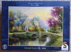Thomas Kinkade Puzzel - 3000 Stukjes, Hobby en Vrije tijd, Denksport en Puzzels, Ophalen of Verzenden, Meer dan 1500 stukjes, Zo goed als nieuw