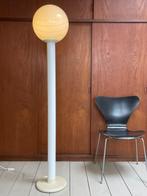 bolvormige vloerlamp vloer lamp bollamp bol goud details, Ophalen, Gebruikt, Hollywood Regency, Glas