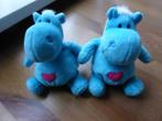 Twee blauwe nijlpaardjes van Nici (S), Ophalen of Verzenden, Zo goed als nieuw, Overige typen