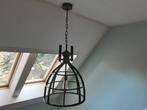 Mooie Stalen Hanglamp hoogte 63 cm, diameter 47 cm., Ophalen