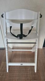 Witte Boris meegroei kinderstoel van TWF, Ophalen, Gebruikt, Meegroeistoel, Gordel(s)