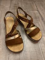 Rieker V3663-24 sandaal sandalen damesschoenen 40 antistress, Bruin, Zo goed als nieuw, Rieker, Sandalen of Muiltjes
