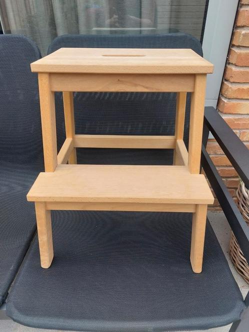 Ikea krukje Bekvam €7,50 - 50 cm hoog, Huis en Inrichting, Krukjes, Gebruikt, Hout, Ophalen