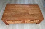 Massief teakhouten salontafel, Huis en Inrichting, Tafels | Salontafels, Ophalen, 100 tot 150 cm, Teakhout, 50 tot 100 cm
