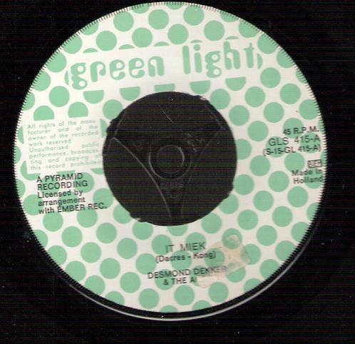 Desmond Dekker & Aces-  It Miek original 1969 DUTCH -SKA, Cd's en Dvd's, Vinyl Singles, Gebruikt, R&B en Soul, Ophalen