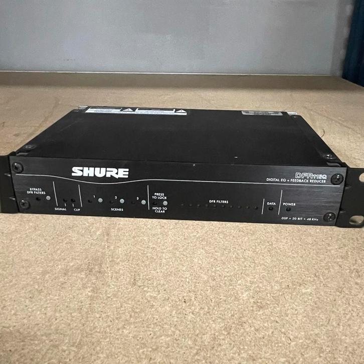 Shure DFR11EQ Equalizer Feedback Reducer, Muziek en Instrumenten, Effecten, Gebruikt, Ophalen of Verzenden