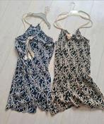 2 maal jumpsuit 1 maat ongeveer maat M/L zwart en blauw, Ophalen of Verzenden, Zo goed als nieuw, Maat 38/40 (M), Blauw