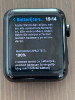 Apple Watch Series 3 42mm black stainless steel cellular, Sieraden, Tassen en Uiterlijk, Smartwatches, IOS, Zo goed als nieuw