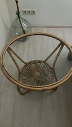 Rotan salontafel, Ophalen, Gebruikt, 50 tot 100 cm, 50 tot 100 cm