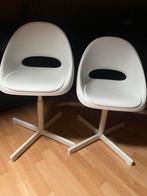 Twee IKEA kinderstoelen, Ophalen, Gebruikt, Wit, Bureaustoel