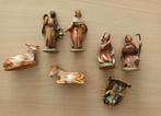 Vintage Italiaanse Fontanini kerststalbeeldjes, Diversen, Kerst, Ophalen of Verzenden, Zo goed als nieuw