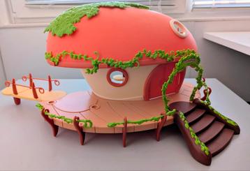 Monchhichi huis, heel mooi nog. Incl. paar poppetjes. beschikbaar voor biedingen