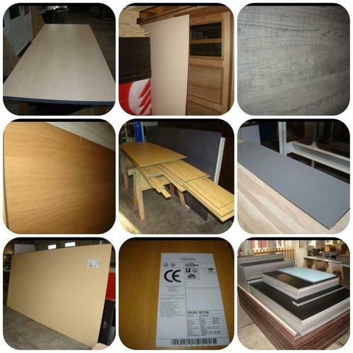 011.  Trespa / Volkern /Tafelbladen 12 /10 /8/6 mm dik, Doe-het-zelf en Verbouw, Overige Doe-het-zelf en Verbouw, Nieuw, Ophalen