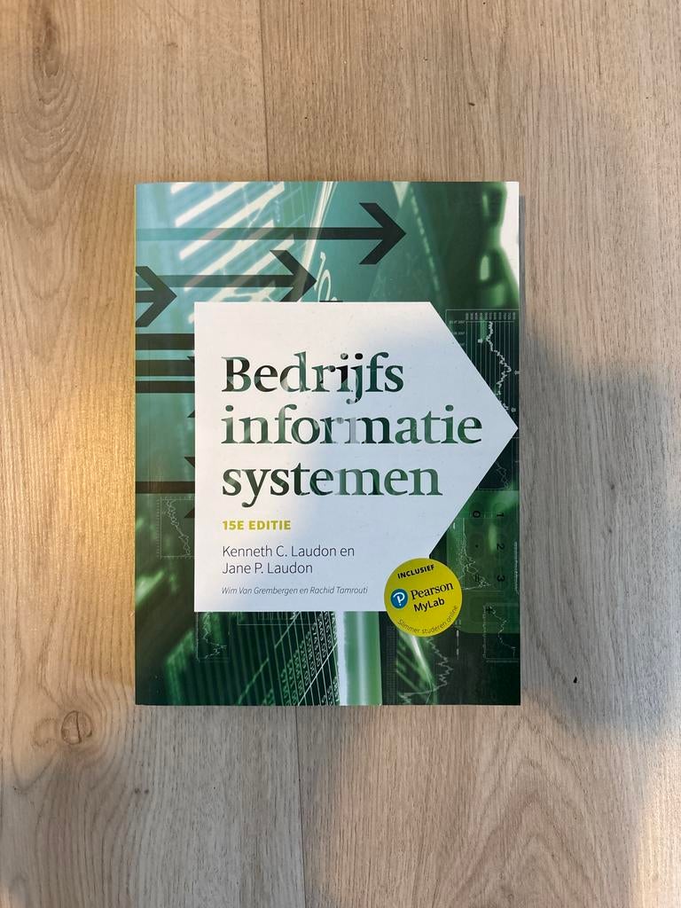 Bedrijfsinformatiesystemen - Laudon & Laudon, Ophalen of Verzenden, Beta, Zo goed als nieuw, HBO
