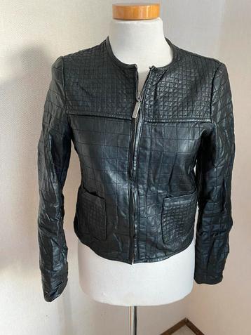 Relish faux leren jasje - maat L (valt als M) beschikbaar voor biedingen