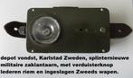 militaire zaklamp, splinternieuw maar jaren 50, uit ZWEDEN, Ophalen of Verzenden, Landmacht, Overige gebieden, Overige typen