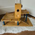 Vintage garage speelgarage Educo retro lift hout speelgoed, Ophalen, Gebruikt, Overige typen
