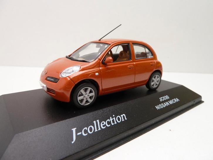 Nissan Micra  '' J-Collection 1/43, Hobby en Vrije tijd, Modelauto's | 1:43, Zo goed als nieuw, Auto, Overige merken, Ophalen of Verzenden
