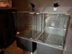 Dennerle nano cube 60 liter zgan leeg en schoon garnalen vis, Ophalen, Zo goed als nieuw, Leeg aquarium