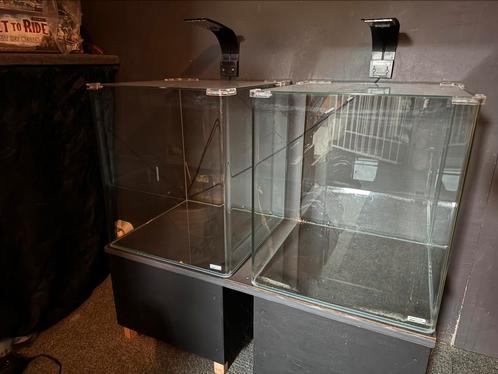 Dennerle nano cube 60 liter zgan leeg en schoon garnalen vis, Dieren en Toebehoren, Vissen | Aquaria en Toebehoren, Zo goed als nieuw
