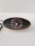 retro vintage wekker merk calor  werkend 16x8 cm, Ophalen of Verzenden, Witgoed