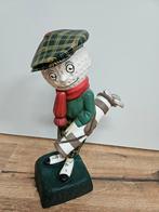 Vintage Dunlop Man golfbal reclame figuur gips 40x13x13 cm, Antiek en Kunst, Ophalen of Verzenden