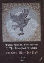 James Yorkston poster 60x40 cm The Great White Sea Eagle, Verzenden, Zo goed als nieuw, Poster, Artwork of Schilderij