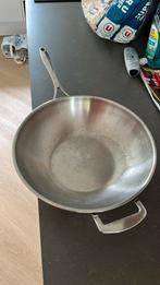 BK hapjespan met deksel, Ophalen, Zo goed als nieuw, Rvs, Koekenpan of Braadpan