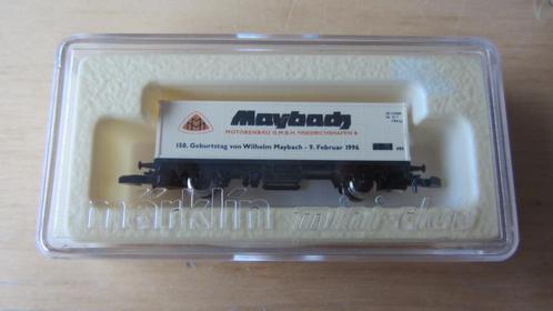 Marklin Mini-club : Containerwagen ''Maybach'' - 1/220 - Z, Hobby en Vrije tijd, Modeltreinen | Overige schalen, Gebruikt, Wagon