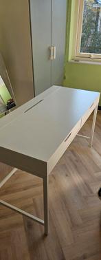 Ikea Alex bureau (wit) 132x58, Huis en Inrichting, Ophalen, Gebruikt, Bureau