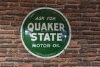 QUAKER STATE  vintage reclamebord, Auto's, Gebruikt, Ophalen of Verzenden