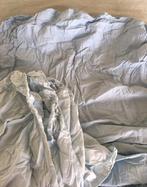 Hema katoenen lichtblauwe lakens met elastiek, Huis en Inrichting, Hoeslaken of Sloop, Nieuw, Ophalen of Verzenden, Overige kleuren