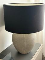 Stijlvolle Tafellamp kruiklamp met Zwarte Kap, Huis en Inrichting, Ophalen of Verzenden, Zo goed als nieuw, Stof, 50 tot 75 cm