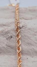 gouden rope armband 14kt, Www.bredajuwelier.nl, Nieuw, Ophalen of Verzenden, Www.bredajuwelier.nl