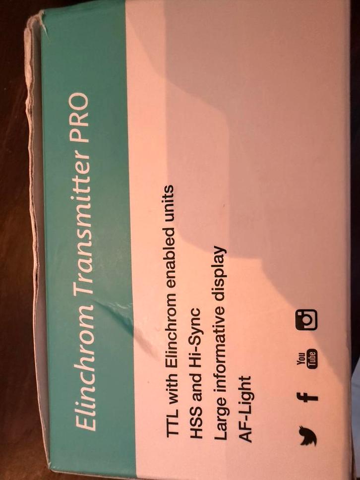 Elinchrome Transmitter voor Canon, Audio, Tv en Foto, Fotografie | Flitsers, Zo goed als nieuw, Canon, Ophalen of Verzenden