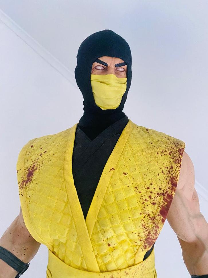 PCS Mortal Kombat - Klassic Scorpion 1:3 Statue Beeld Light, Verzamelen, Beelden en Beeldjes, Zo goed als nieuw, Overige typen