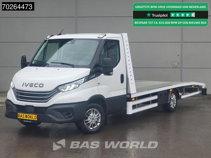 Iveco Daily 35S18 BPM VRIJ! 3.0L Automaat Autotransporter 20, Auto's, Bestelauto's, Bedrijf, Te koop, Achteruitrijcamera, Airconditioning
