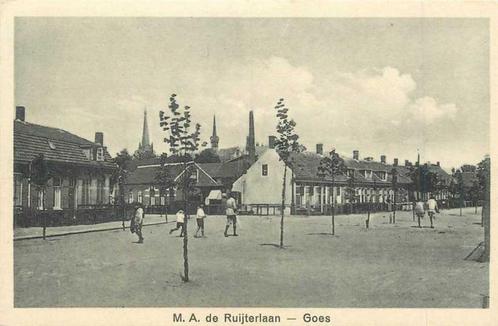 (380-710-023) Goes MA De Ruijterlaan, Verzamelen, Ansichtkaarten | Nederland, Zeeland, Verzenden