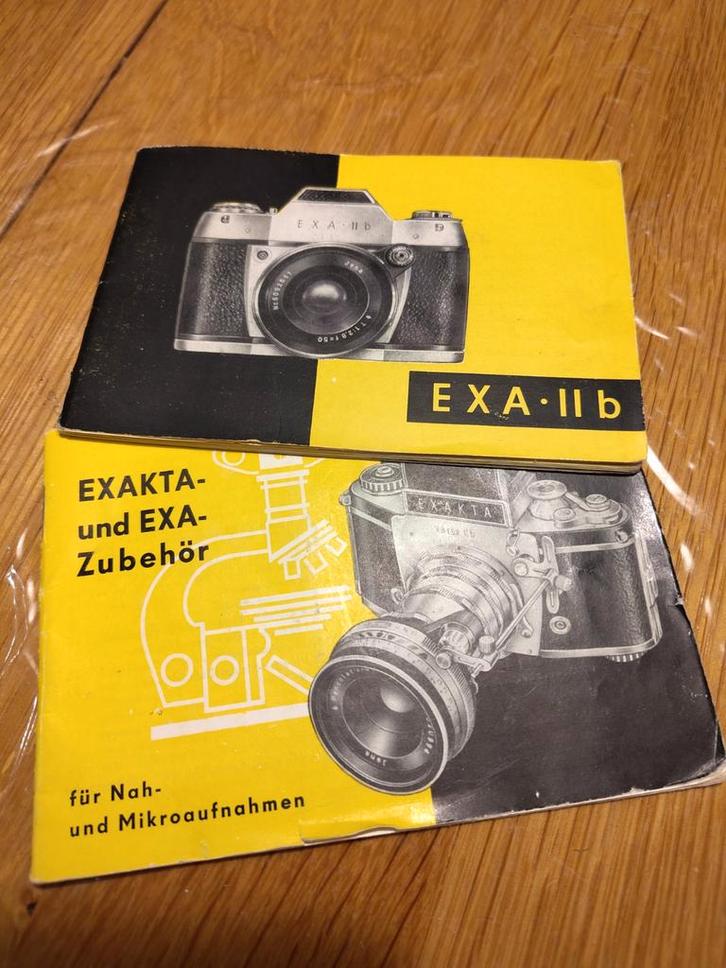 Exa IIb & Exakta Handleiding (Duits), Audio, Tv en Foto, Fotocamera's Analoog, Ophalen of Verzenden
