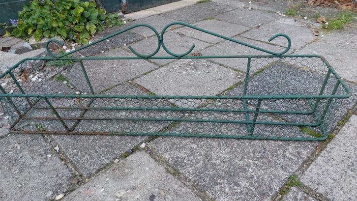 Brocante ijzeren plantenbakhouders uit Frankrijk, Antiek en Kunst, Curiosa en Brocante, Ophalen