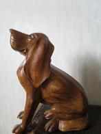 mooi uit hout gesneden hond 38/30 cm, Antiek en Kunst, Kunst | Beelden en Houtsnijwerken, Ophalen of Verzenden