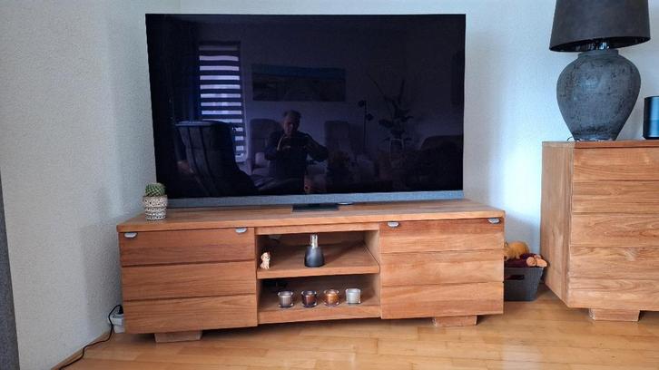 TV kast TEAK, Huis en Inrichting, Kasten | Televisiemeubels, Gebruikt, Minder dan 100 cm, 150 tot 200 cm, 50 tot 75 cm, Teakhout