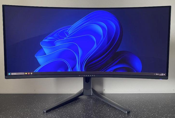 Alienware AW3423DWF, Computers en Software, Monitoren, Gebruikt, 151 t/m 200 Hz, DisplayPort, HDMI, Gaming, Curved, Ultrawide