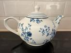 Laura Ashley Theepot - Blauw Bloemmotief, Ophalen, Zo goed als nieuw