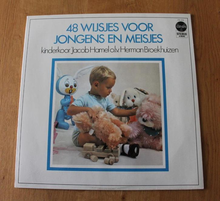 Vinyl, LP 48 Wijsjes voor jongens en meisjes, kinderkoor, Cd's en Dvd's, Vinyl | Kinderen en Jeugd, Gebruikt, Muziek, Ophalen of Verzenden