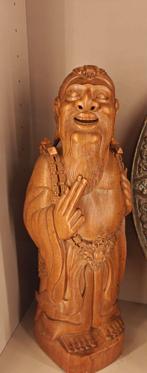 Balinees Houtsnijwerk Priester beeld bali, Antiek en Kunst, Ophalen of Verzenden