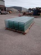 Glazen u profielen gelaagd doorzichtig,circa 100 stuks, Doe-het-zelf en Verbouw, Ophalen, Gebruikt, Minder dan 80 cm, 160 cm of meer