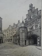 litho Kerkboog te Nijmegen Stevenskerk Hansbert of Hans Berk, Antiek en Kunst, Kunst | Litho's en Zeefdrukken, Verzenden