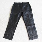 Prachtige Lams Leren Que Broek - 89 (Maat 42) € 95,-, Kleding | Dames, Zwart, Maat 42/44 (L), Ophalen of Verzenden, Zo goed als nieuw